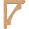 Ekena Millwork Westlake Craftsman Smooth Bracket w/ Offset Brace, Western Red Cedar, 7 1/2"W x 36"D x 48"H BKT0806X36X48WTL04SWR - alternate 4